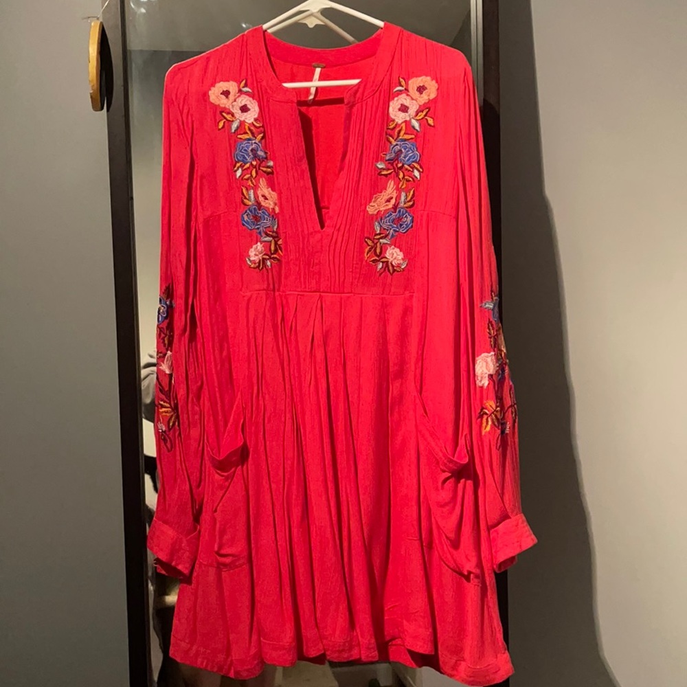 Free People Red Dress